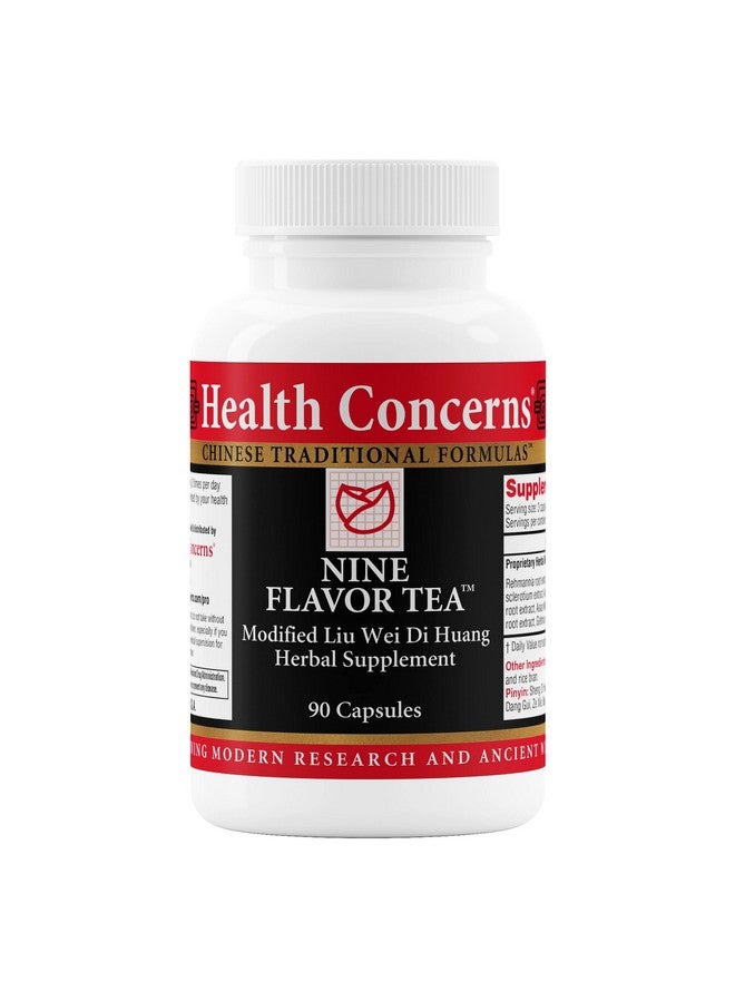 Health Concerns Health Concerns Nine Flavor Tea - Immune System Support & Kidney Support Supplement - 90 Capsules - Image 1