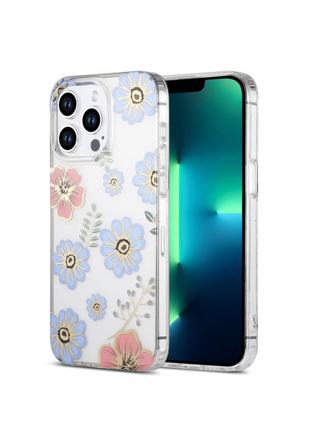 زبون جراب لهاتف iPhone 13 Pro Max، جراب هاتف هجين من مادة TPU ومغلف بطبقة مزدوجة من البولي كربونات IMD - Image 1