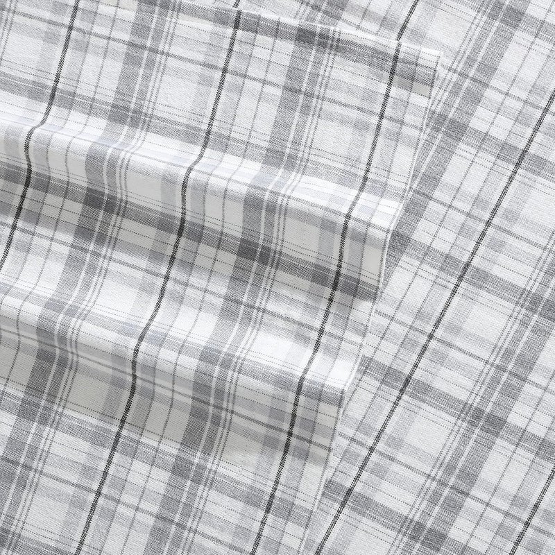 Eddie Bauer Beacon Hill Gry TW Sheet Set Flannel Web - Image 4