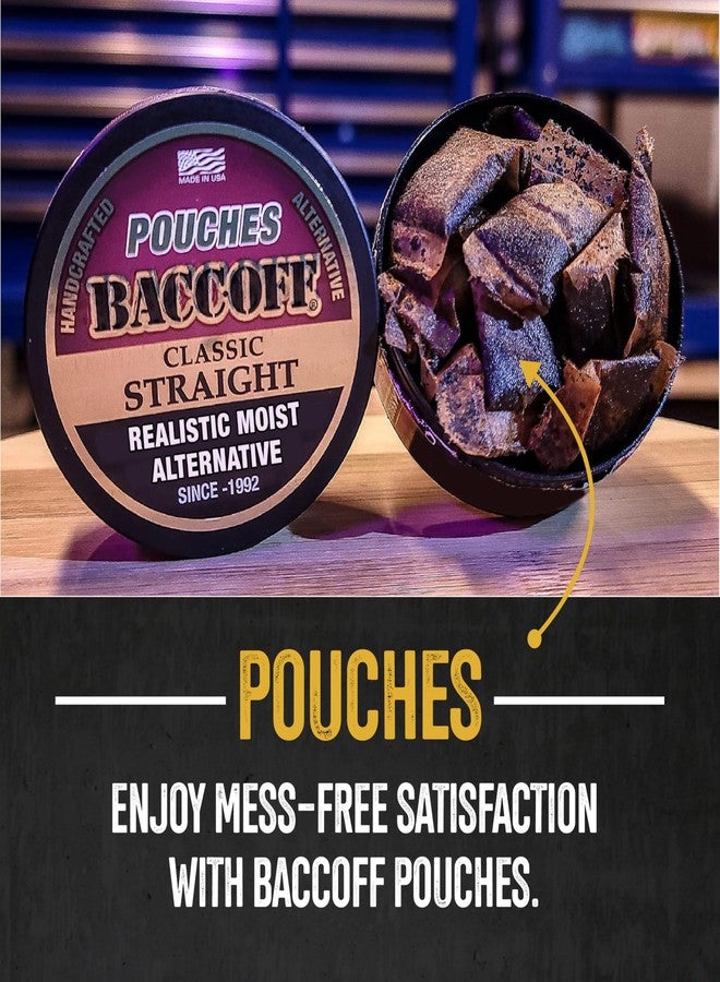 BACC OFF 10 Cans, BaccOff Straight Pouches, Black Tea Base with Savory and Bold Flavors, 16 Pouches Per Can - Image 3