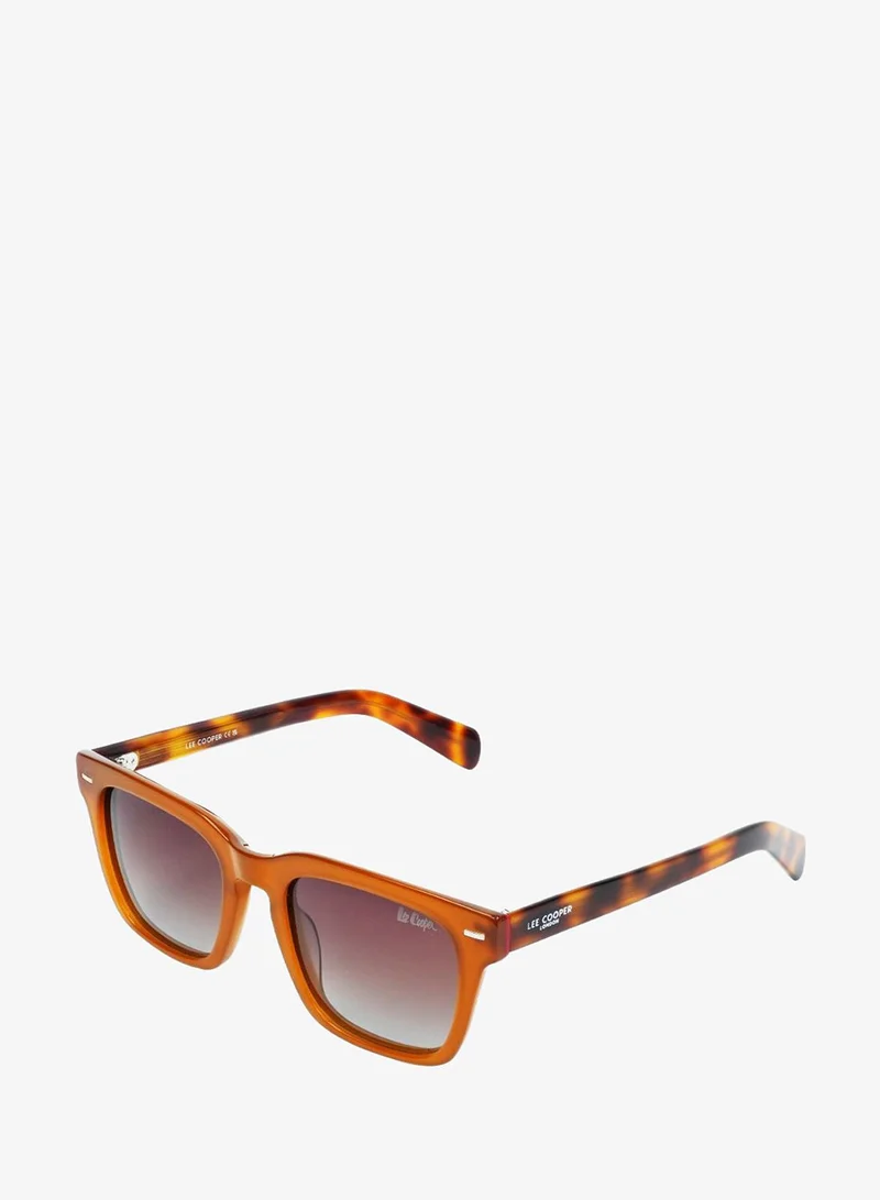 1.1 Tac Polarized Sunglasses Brown/Demi  Frame Brown Gradient Mirror Lens 54mm  - LCM10552C1