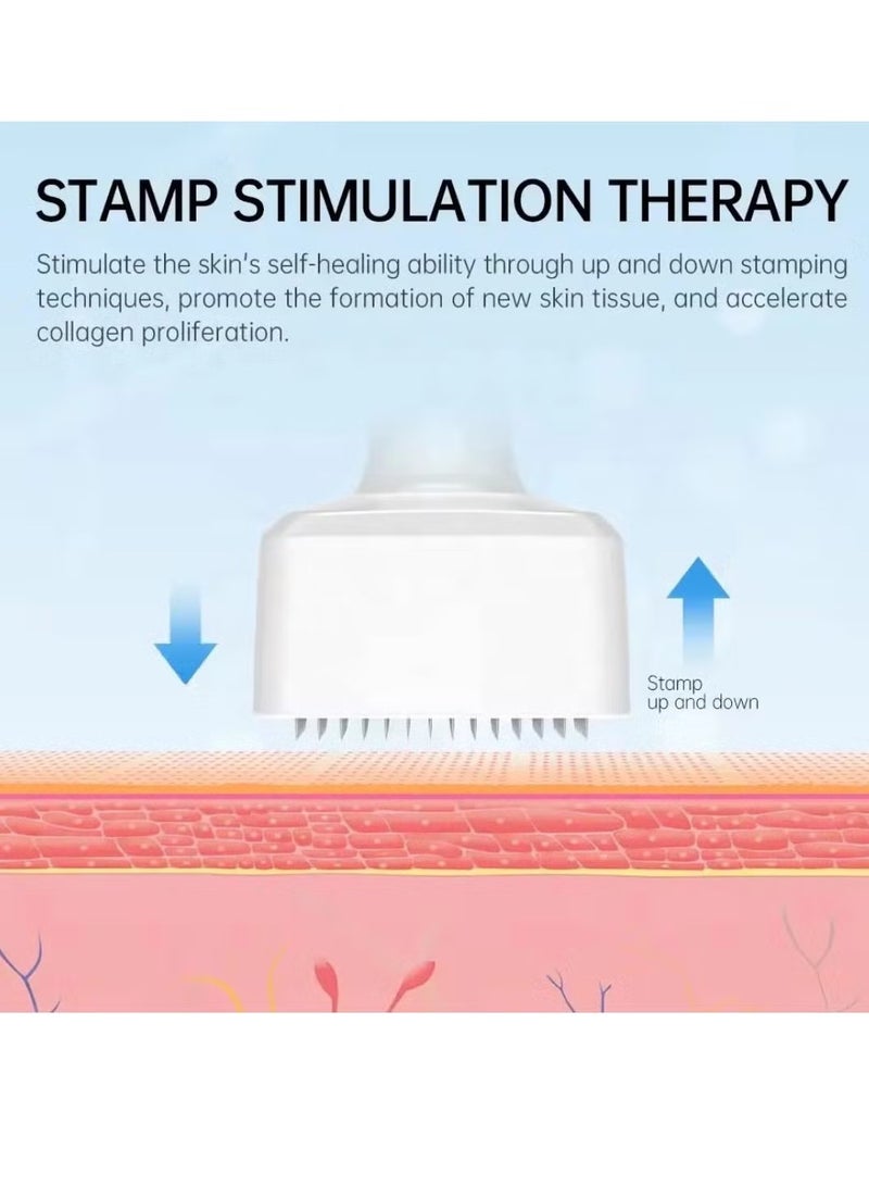 MiMi & BeiBei Adjustable Microneedle Stamp 00mm to 3mm Titanium Micro Needles Skin Repair Face Hair and Beard Growth Pen Easy to use Safe and Effective Microneedling Pen - Image 5