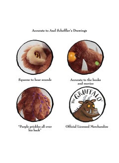 WOW! STUFF WOW! STUFF The Gruffalo Interactive Plush | Official Talking 12" Soft Toy from The Julia Donaldson Childrens Books and Films | Unlock The Bonus Phrases | for Boys and Girls Aged 2+  - Image 4