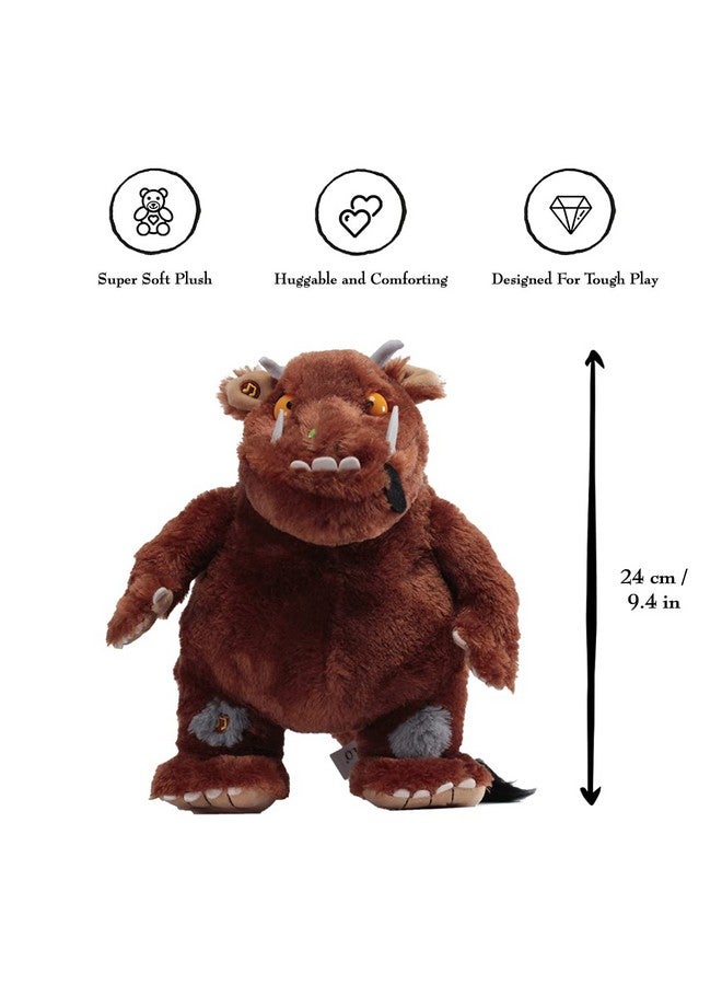 واو! ستاف رائع! دمية غروفالو التفاعلية المحشوة | لعبة ناعمة ناطقة رسمية مقاس ١٢ بوصة من كتب وأفلام جوليا دونالدسون للأطفال | اكتشف العبارات الإضافية | للأولاد والبنات من عمر سنتين فما فوق - Image 3