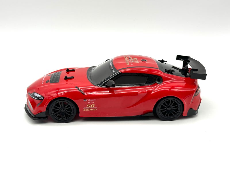 D-power - 1:16 Toyota Supra GT4 RC Car – 2.4GHz Remote Control Vehicle with Rechargeable Battery, Officially Inspired Design, for Kids Ages 6+ - Image 2