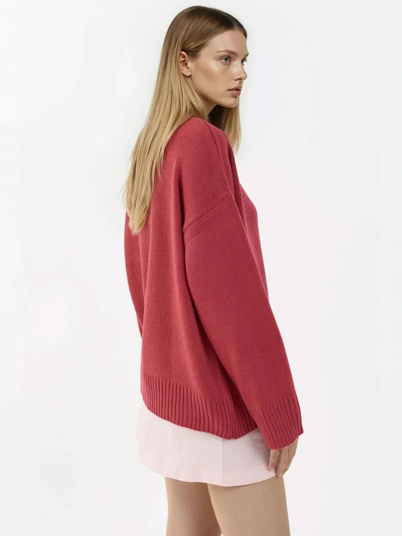 HICCUP Crew Neck Cozy Sweater