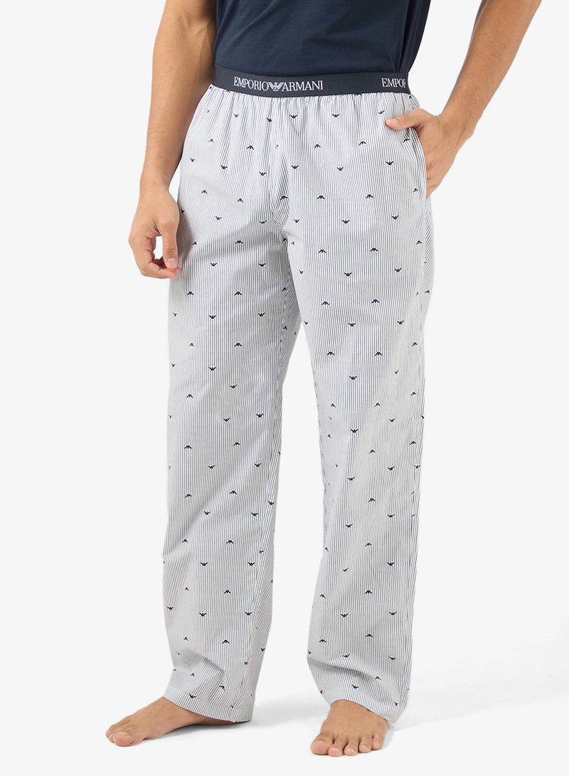 امبوريو ارماني بيجامة أساسية برباط - Image 1
