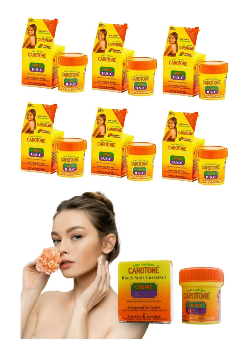 Carotone Black Spot Corrector Creme 30ml Pack of 6 – Skin Brightening & Dark Spot Reducing Face and Body Cream - Image 1