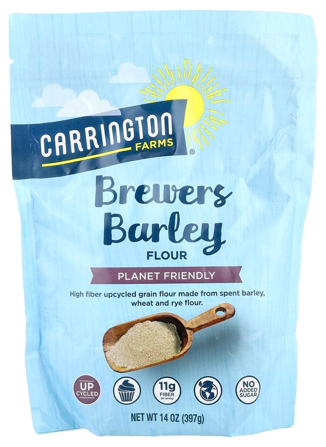 Carrington Farms Brewers Barley Flour  14 oz (397 g) 