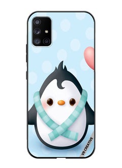 Protective Case Cover For Samsung Galaxy A71 5G Baby Penguin Design Multicolour