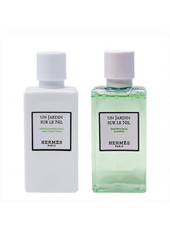 Un Jardin Sur Le Nil Shampoo and Conditioner – Lot of 10 (5 Each) - Each 1.4 Oz- Total 14 Oz