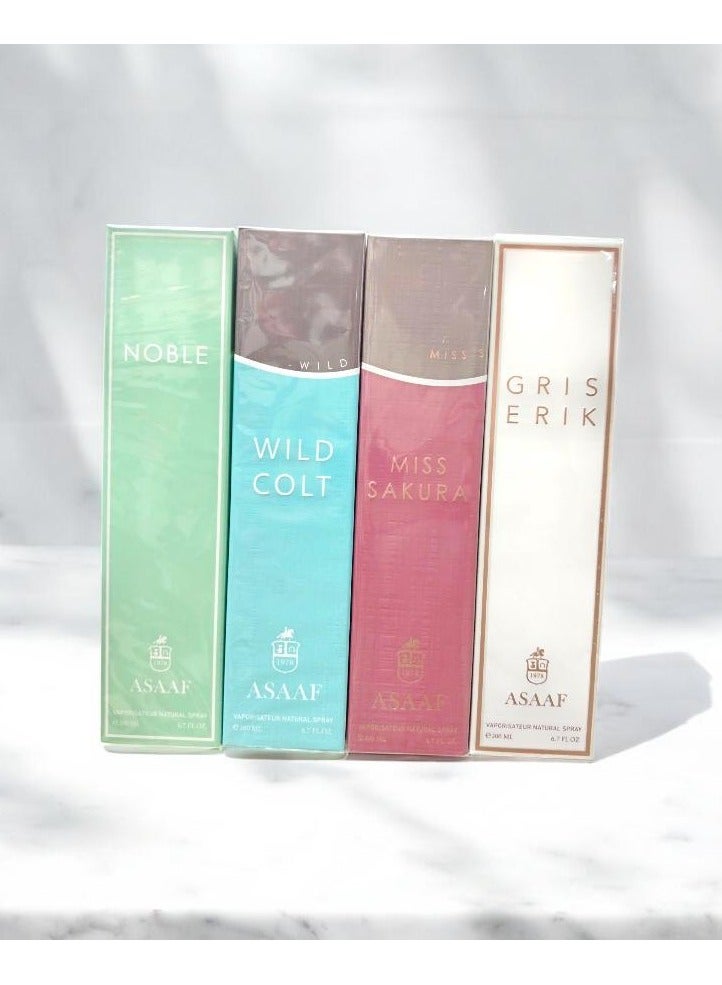 عساف مجموعة عطور عساف 4 قطع 200 مل - Image 3