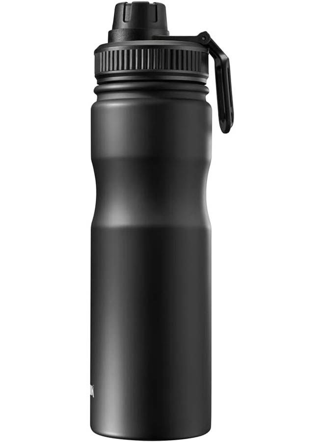 TANK Tank Stainless Steel Water Bottle 650mL, Up to 12Hrs Cold, Black - Image 2