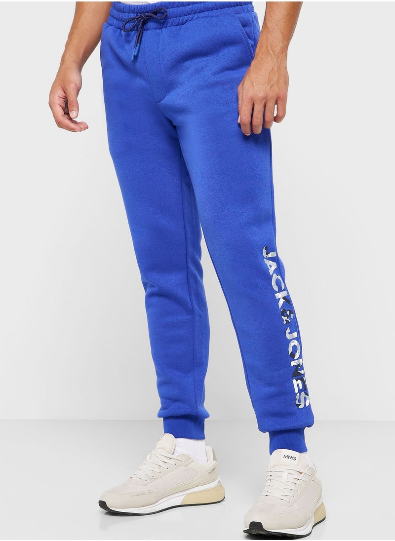 JACK & JONES - Logo Drawstring Sweatpants - Image 1