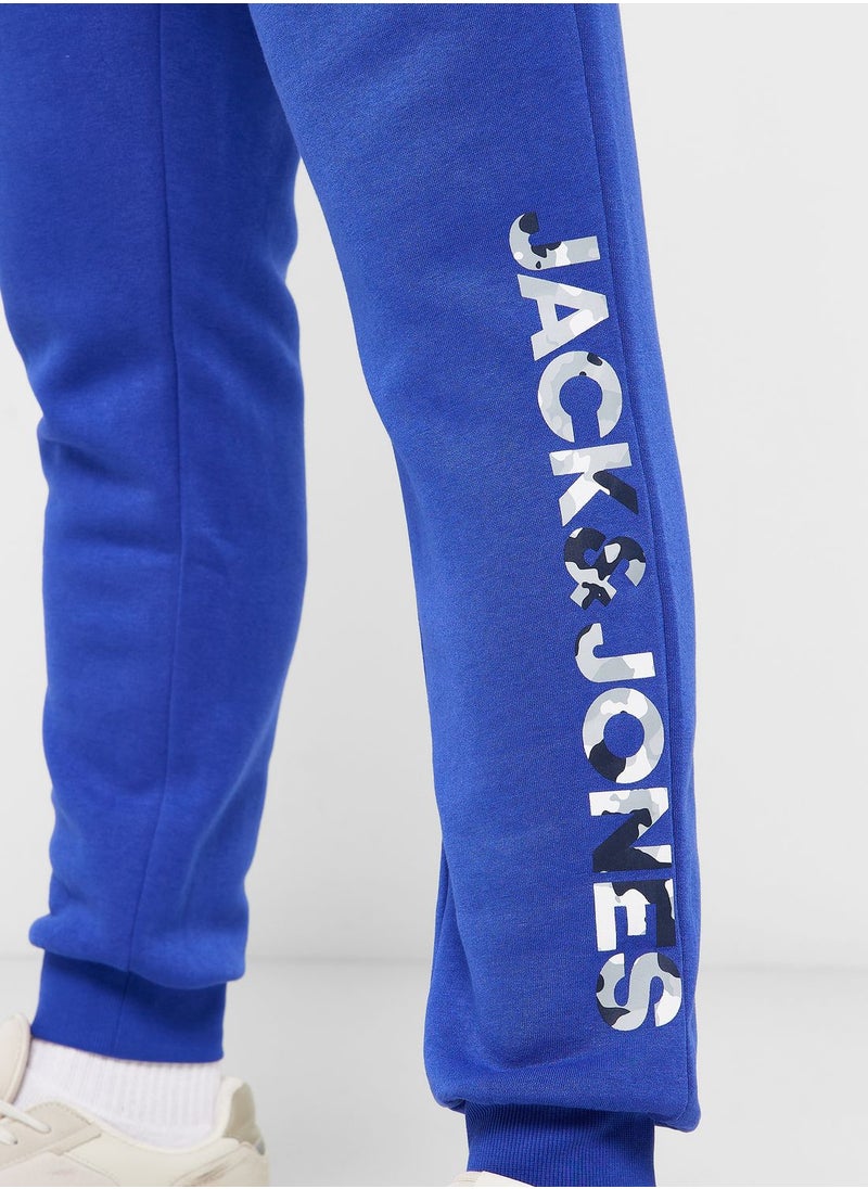 JACK & JONES - Logo Drawstring Sweatpants - Image 1
