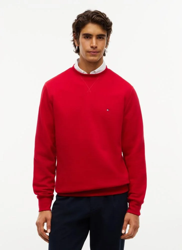 Tommy Hilfiger Peached Fleece Crew Neck Jumper