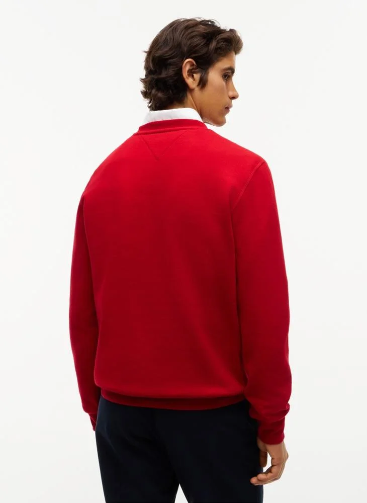 Tommy Hilfiger Peached Fleece Crew Neck Jumper