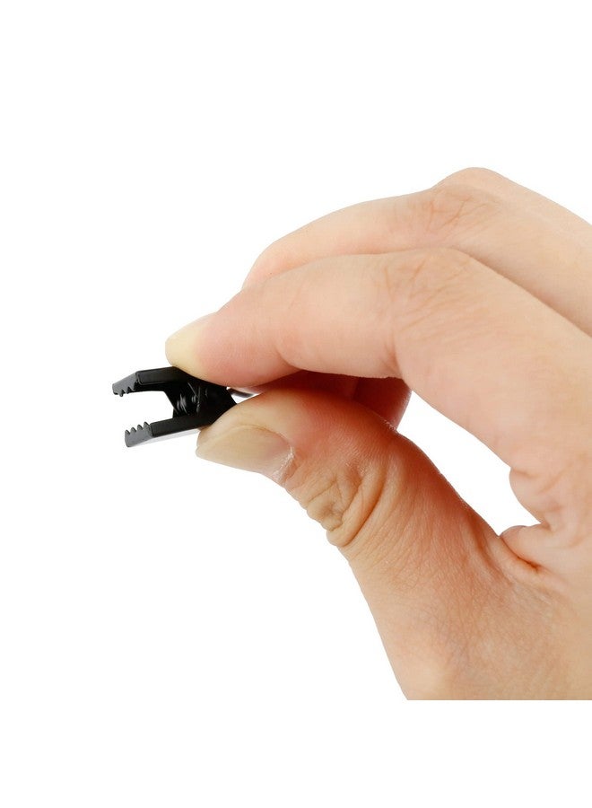 جانيون مجموعة من 120 مشبك ستائر من JANYUN من الفولاذ المقاوم للصدأ لتعليق الصور والستائر والديكور المنزلي والحرف اليدوية (أسود) - Image 5