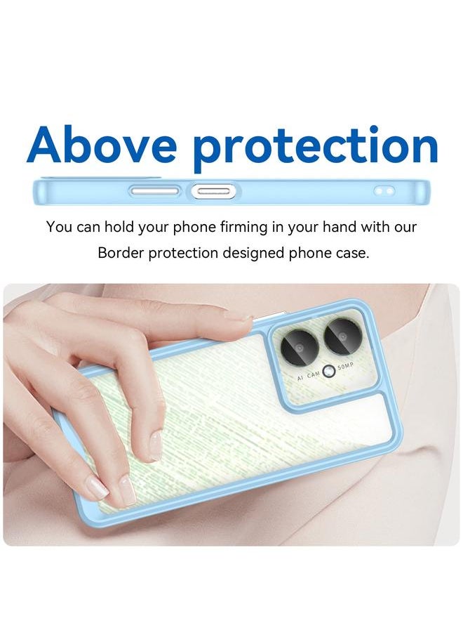 erorex - Case For Xiaomi Redmi 13C 5G Colorful Series Acrylic Hybrid TPU Phone Case - Image 1