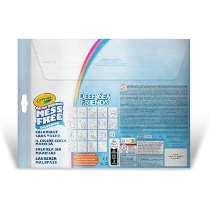 - COLOR WONDER COLOURING SET WITH 18 COLOURING PAGES AND 4 FELT TIP PENS WITHOUT STAINS, THEME SEA FRIENDS, CREATIVE ACTIVITY FOR CHILDREN, AGE 3, 4, 5 YEARS, CODE. 75-2667 - Image 3