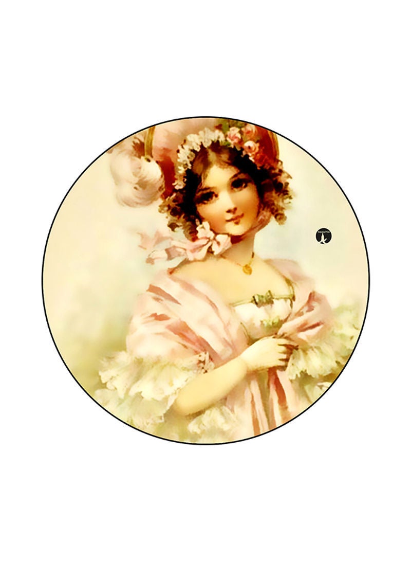 RKN A Woman Printed Mouse Pad Multicolour