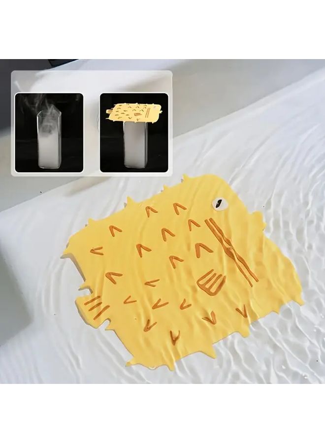 Cuttlefish Style Bathroom Floor Drain Cover Thickened Elastic Odor Proof With Handle - Image 4