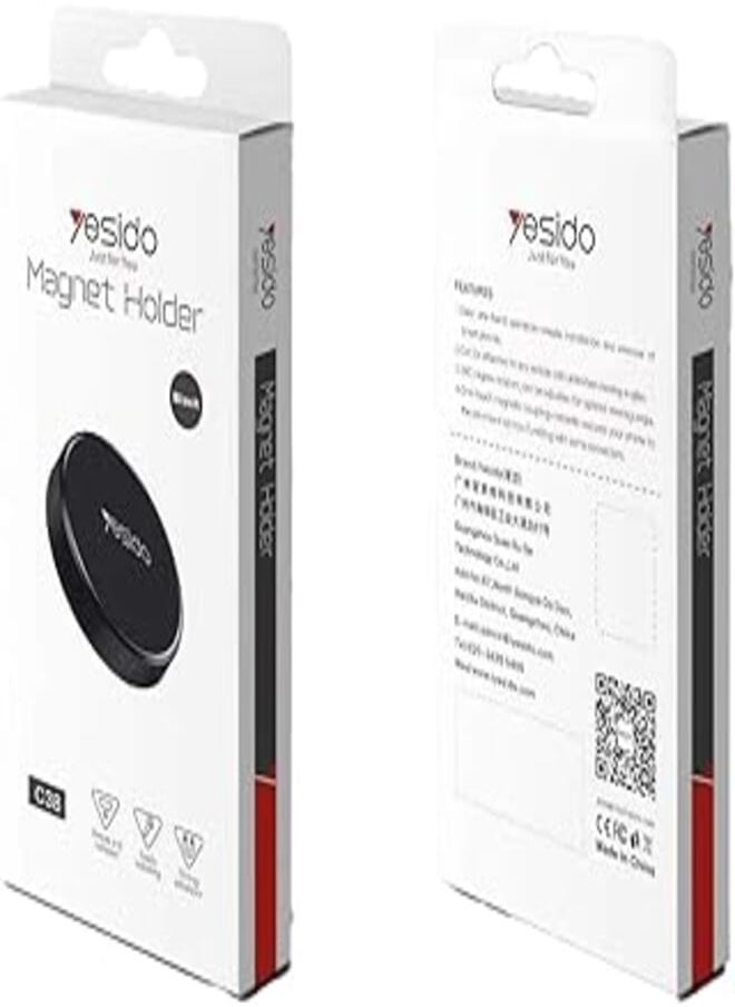 Yesido Yesido Magnetic Universal Car Phone Mount Holder with Built-In 6 Strong Anti Slip Surface 360 Degree Rotation Air Vent C38 