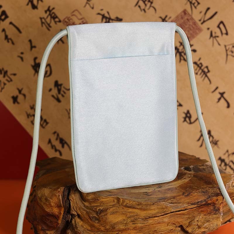 Mid-Autumn Festival Gift New Chinese Style Su Embroidery Mobile Phone Bag Embroidered Mobile Phone Bag Women'S Crossbody Small Bag Chinese Style Mobile Phone Bag - Image 5