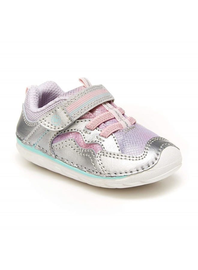 Unisex-Child Soft Motion Kylo Sneaker, Silver/Multi, 3 Wide Infant