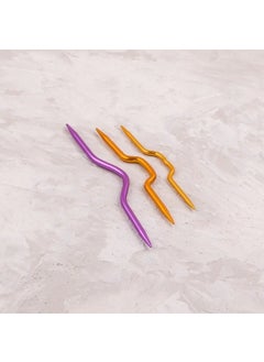 SKC 3 Pieces Twisted Loop Holder Metal Knitting Needle J101-903-1004-1204  - Image 3