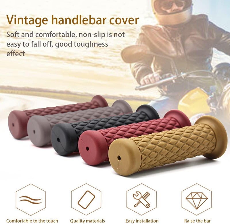 BELOMI Vintage Motorcycle Hand Grips - Image 5