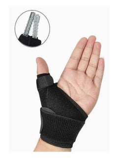 Sport Thumb Wrist Support Sleeve, Unisex Double Spring Compression Thumb Brace Wrist, Breathable Thumb Wrist Gloves for Pain Relief Arthritis Tendonitis Sprained