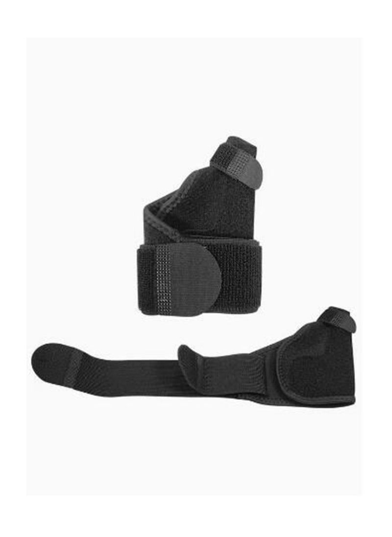 Generic - Sport Thumb Wrist Support Sleeve, Unisex Double Spring Compression Thumb Brace Wrist, Breathable Thumb Wrist Gloves for Pain Relief Arthritis Tendonitis Sprained - Image 1