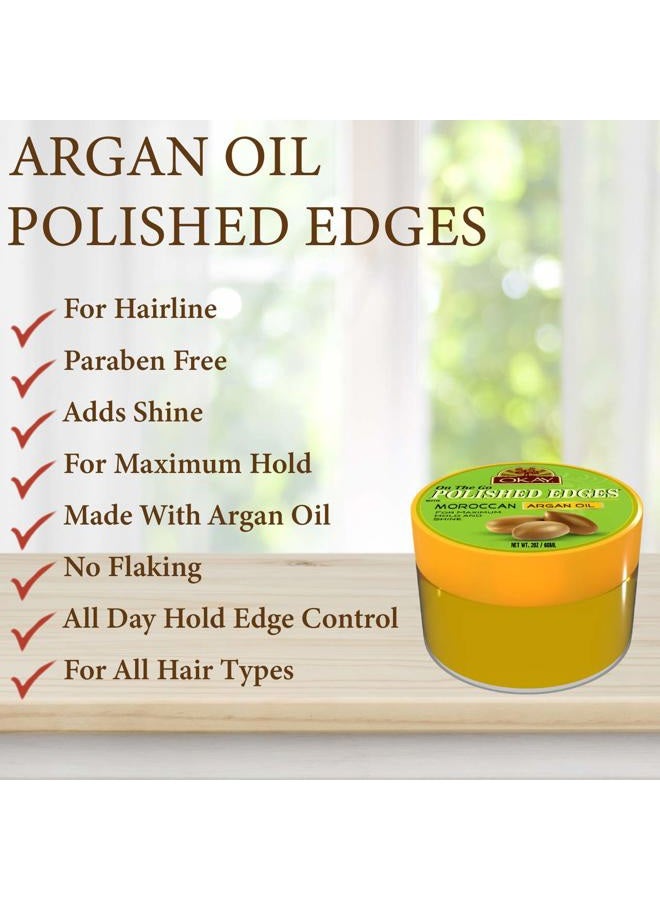 OKAY POLISHED EDGES with ARGAN OIL 2oz / 59ml - Image 3