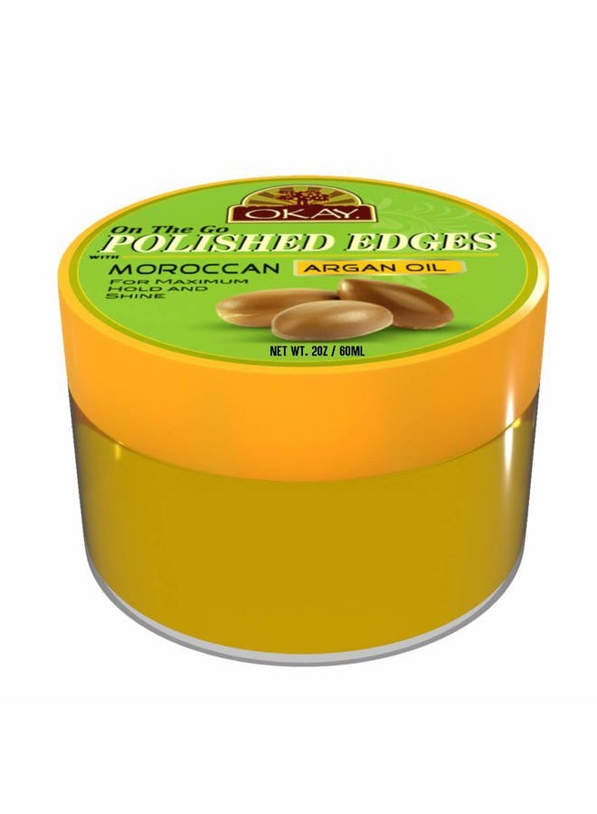 OKAY POLISHED EDGES with ARGAN OIL 2oz / 59ml - Image 1