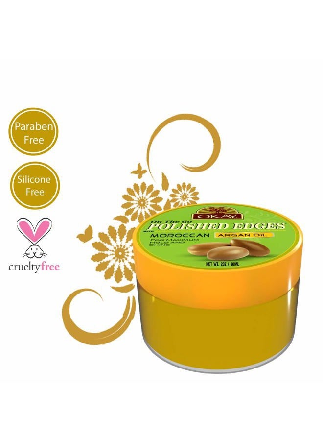 OKAY POLISHED EDGES with ARGAN OIL 2oz / 59ml - Image 2