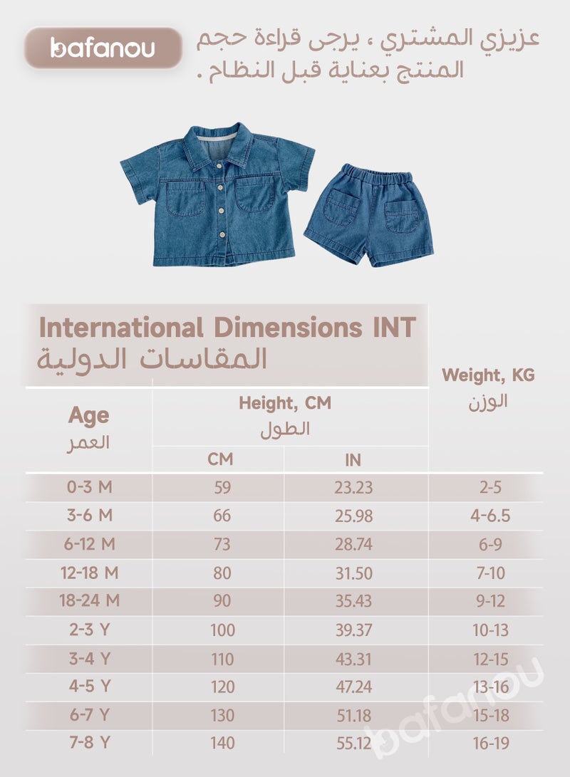 Bafanou Bafanou Baby Boys 100% Cotton Clothing Sets Infant 2Pcs Casual Top 1-5Y Newborn Shortsleeve Shirt Kid Pant  - Image 3