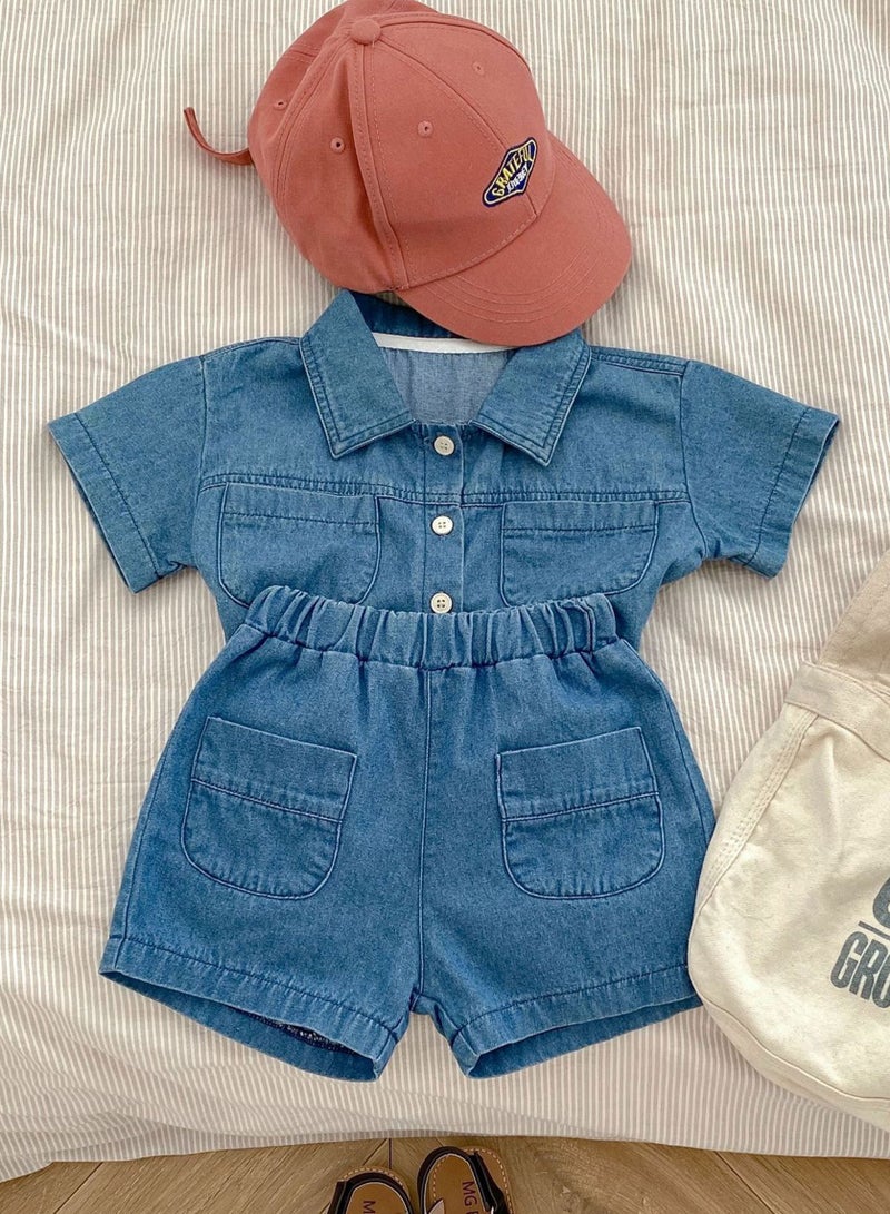 Bafanou Bafanou Baby Boys 100% Cotton Clothing Sets Infant 2Pcs Casual Top 1-5Y Newborn Shortsleeve Shirt Kid Pant  - Image 5