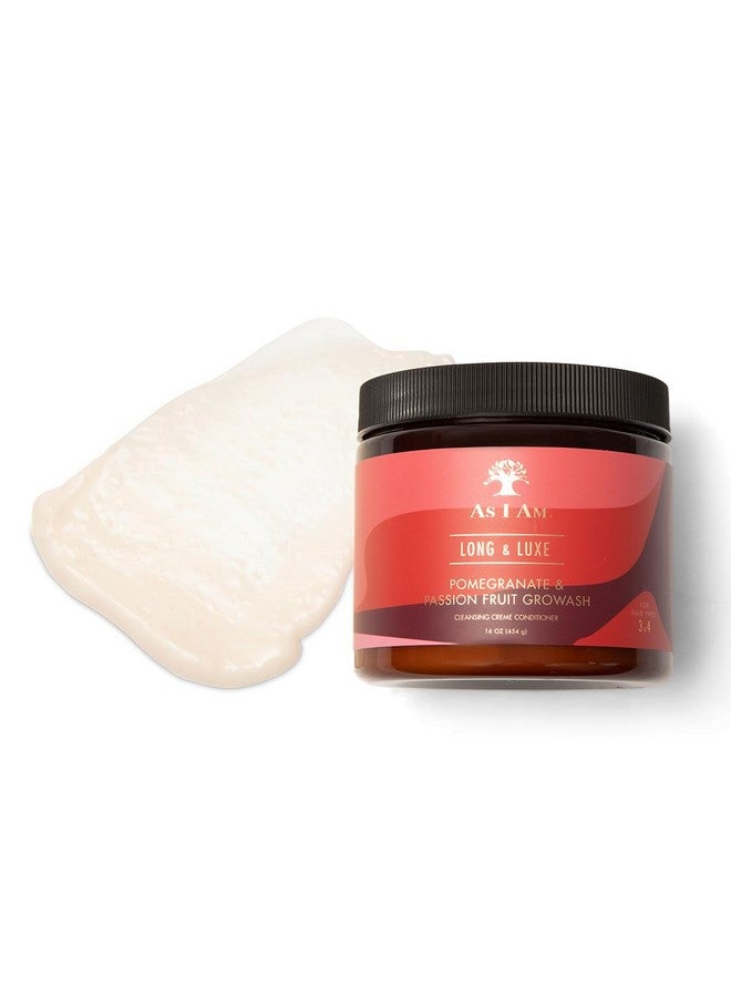 As I Am Long and Luxe Growash Cleansing Creme Conditioner, 16 Ounce - Image 3