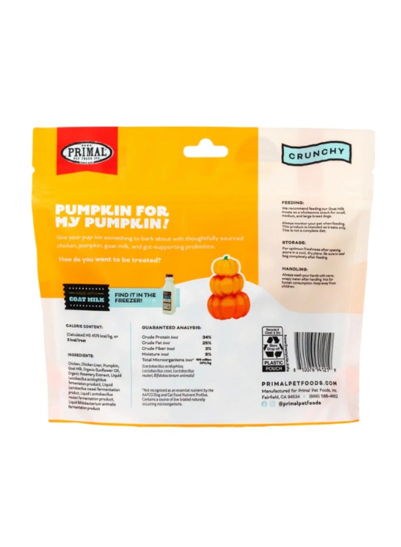 Primal Pet Foods Chicken And Pumpkin With Goat Milk Freeze Dried Treat For Dog 57g - Image 2