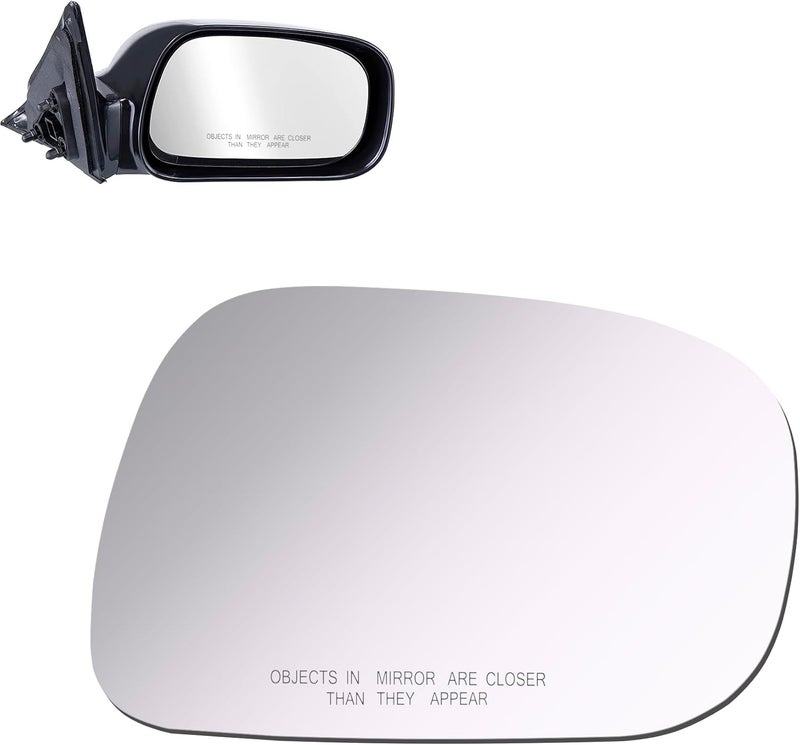 ReYee Passenger Right Side Mirror Glass for 2002-2006 Toyota Camry Sedan - No Backing Plate, Flat with Adhesive - Image 3