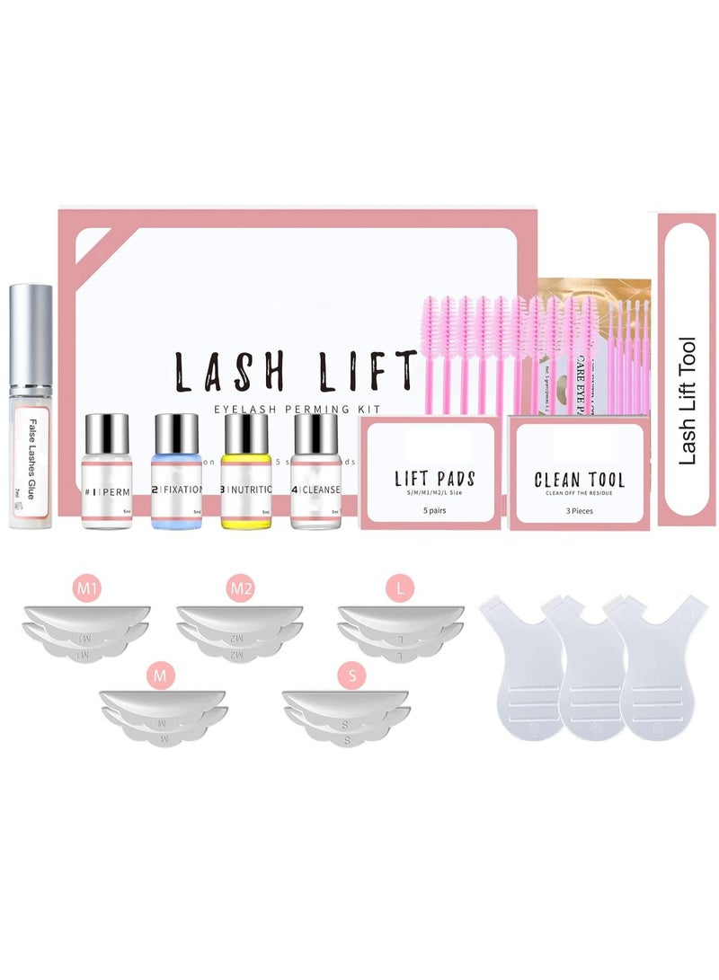 SYOSI مجموعة رفع الرموش، مجموعة تجعيد الرموش، مجموعة تجعيد الرموش الاحترافية، مجموعة تمديد الرموش، تجعيد الرموش شبه الدائم، مناسبة للاستخدام المنزلي في الصالونات - Image 1