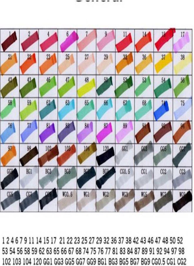 TOUCHFIVE 80-Colours Drawing Twin Marker Set Multicolour  - Image 4
