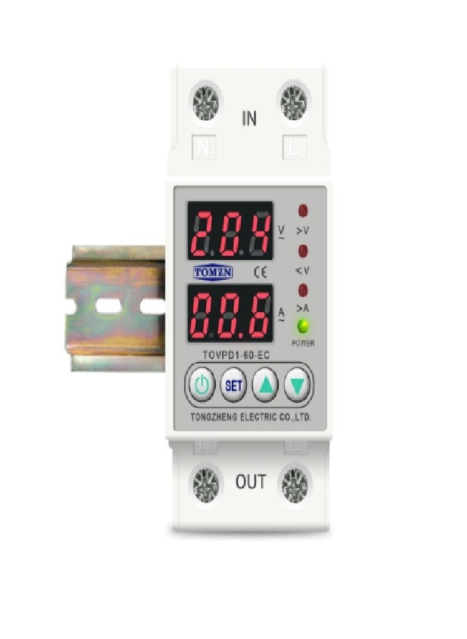 TOMZN - Tomzon High Low Current Voltage Protector 2 Digital Display 40A Adjustment. - Image 1