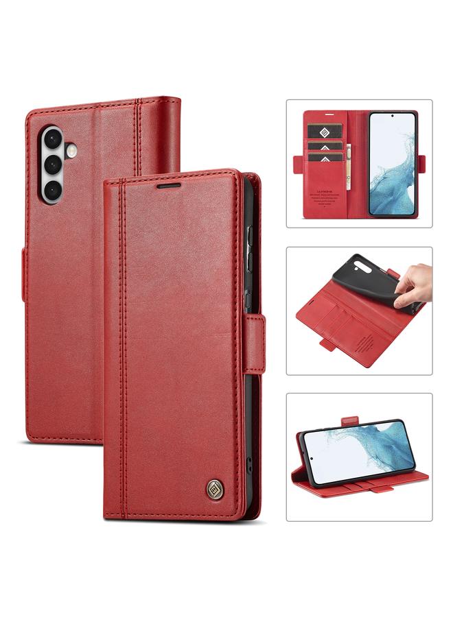 Case For Samsung Galaxy S23 5G PU + TPU Skin-friendly Feeling Leather Phone Case