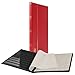 Leuchtturm LIGHTHOUSE BASIC Hard Cover Stockbook for Stamps 16 Black Cardstock 9x12 A4 Pages with Clear Strips Red - Image 3