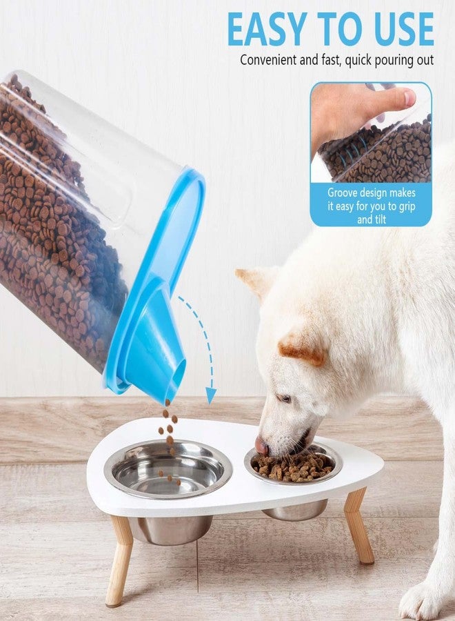 SenseYo 2lb 2.5L Pet Food Storage Container with Measuring Cup BPA Free for Small Dog, Cat, Bird (Blue) - Image 4