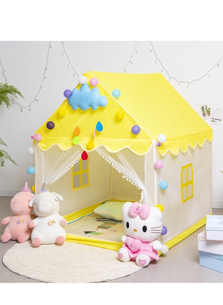PYEBE خيم لعب للأطفال للبنات، مسرح خرافي كبير للأطفال، خيمة قلعة الأميرة، ألعاب هدايا للفتيات الصغيرات، بيت لعب الأطفال