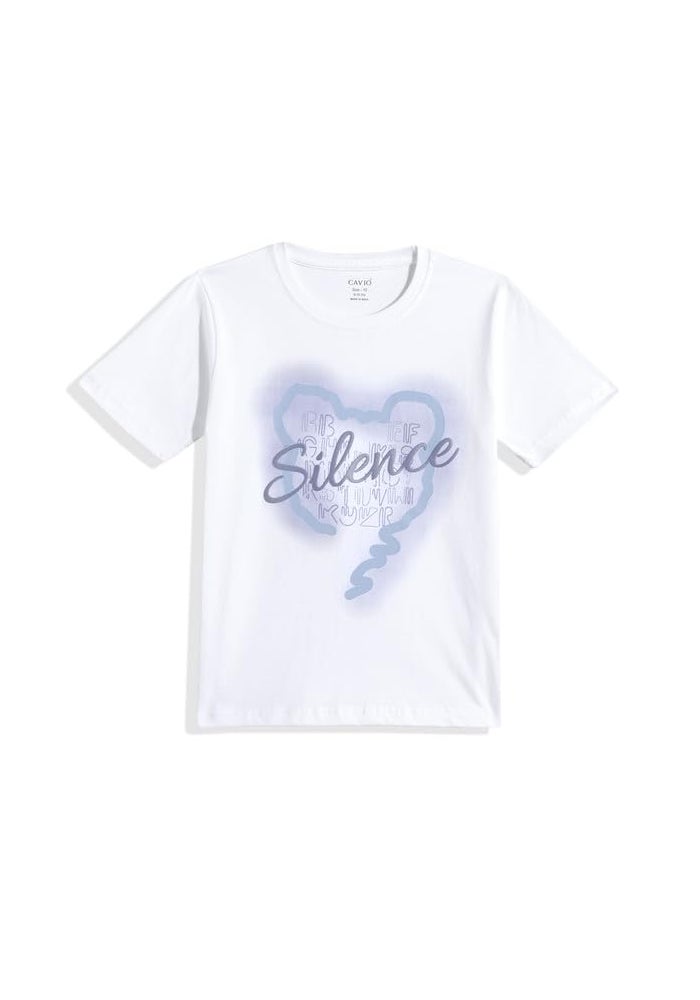 CAVIO Boys Cotton Blend Half Sleeves Printed Casual Shirt and T-Shirt Set - Blue - Image 5
