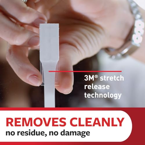 Command 3M Command Bath Large Satin Nickel Metal Premium Double Hook, Holds 1.8 kg, water resistant, rust resistant, Holds Strongly, Heavy Duty, no Paint Damage, Reusable, Adhesive hooks for wall, Multi-surface, Kitchen and Bathroom (1 hook, 2 strips) - Image 3